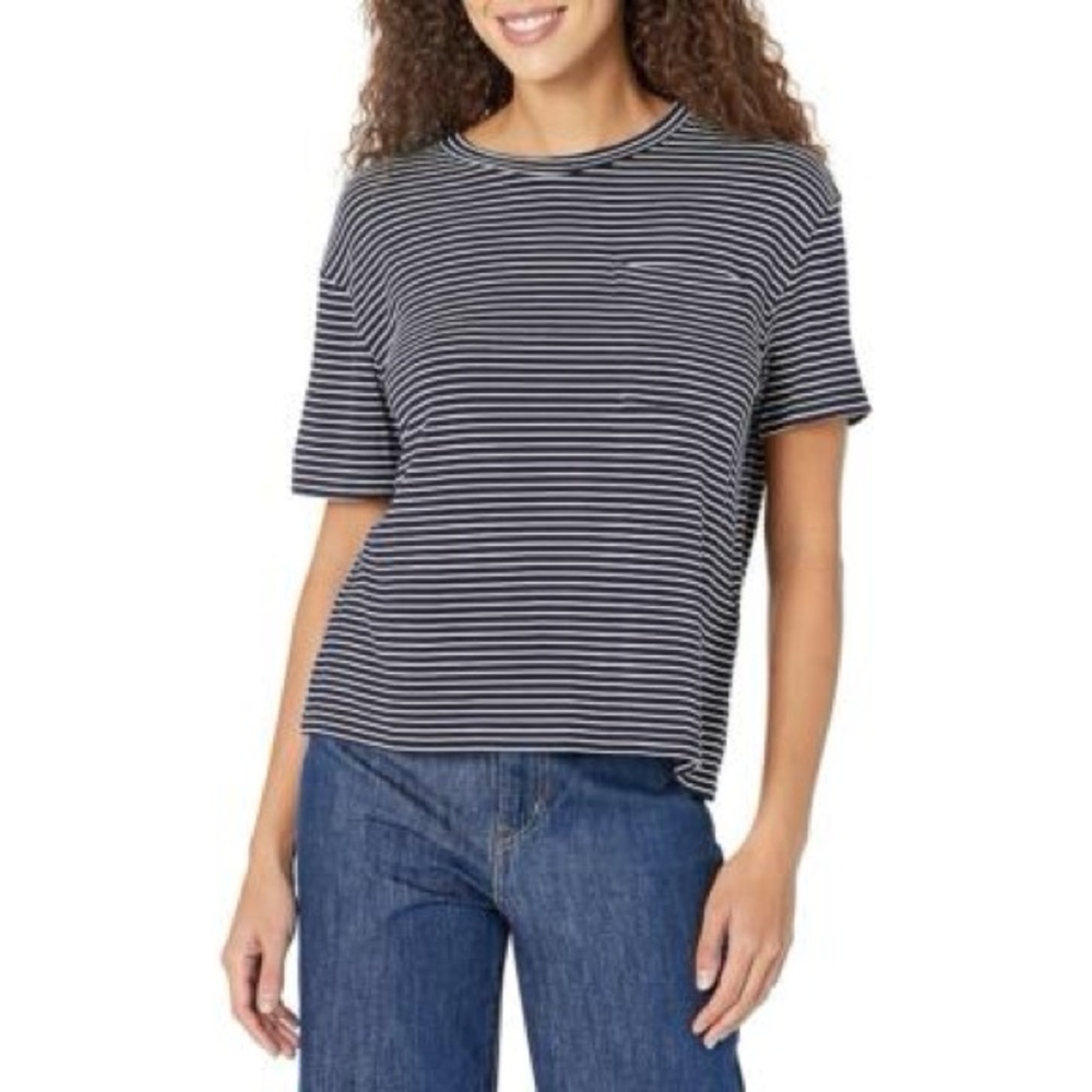 Daily Ritual Women's Jersey Relaxed-Fit Short-Sleeve Crewneck Pocket T-Shirt XS